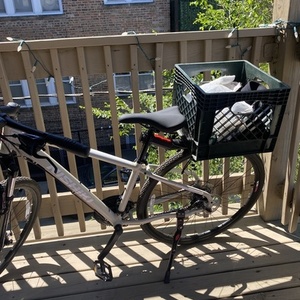 2026 Nishiki Pagosa Sport Hybrid White and Pink