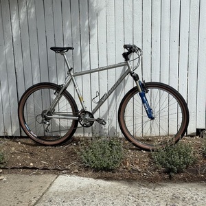 1998 Specialized Rockhopper FS Silver, gray or bare metal