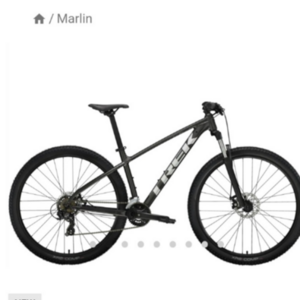2024 Trek Marlin 4 Gen 2 Black and Silver, gray or bare metal