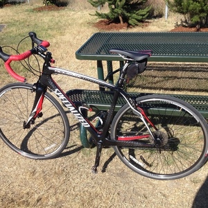 2013 Specialized Roubaix  Black, Red, and White