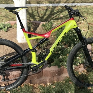 2017 Specialized Stumpjumper Green and Red