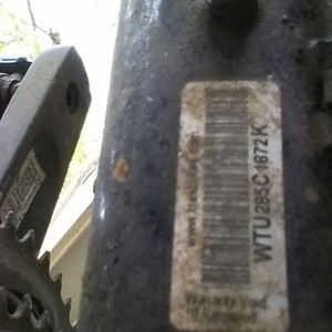 2016 Trek Trek 8.3 DS 17.5 TRE Stickers tape or other cover-up, Black, and Blue