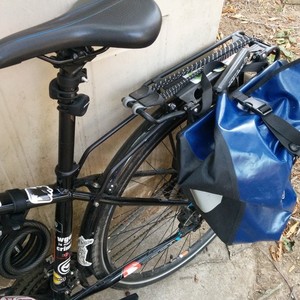 2016 Trek Trek 8.3 DS 17.5 TRE Stickers tape or other cover-up, Black, and Blue