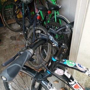 2016 Trek Trek 8.3 DS 17.5 TRE Stickers tape or other cover-up, Black, and Blue