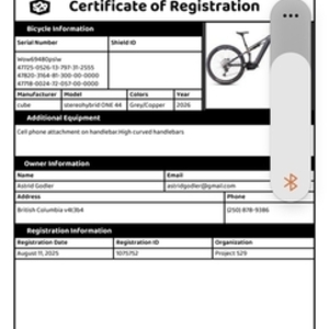 2026 Bosch BIKE Stereo Hybrid One44 HPC SLX 800 Silver, gray or bare metal and Orange