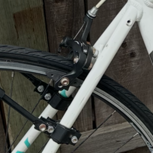 Trek Alpha Aluminum White, Teal, and Silver, gray or bare metal