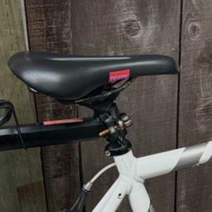 Trek Alpha Aluminum White, Teal, and Silver, gray or bare metal