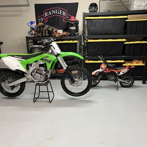 2019 Kawasaki KX250 e-motorcycle Green