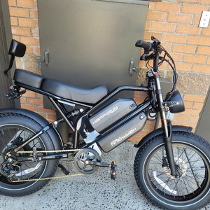 Happyrun G70 cargo bike rear Black