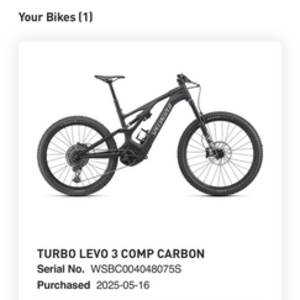 2024 Specialized TURBO LEVO 3 COMP CARBON Black