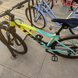 Trek Marlin 5 Blue, Green, and Yellow or Gold