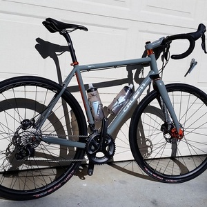 2015 Caletti Adventure Road Silver, gray or bare metal and Orange