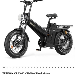 2026 Electric Bike Technologies Tesway x7 Black