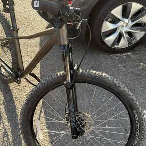 2021 Specialized Rockhopper Silver, gray or bare metal