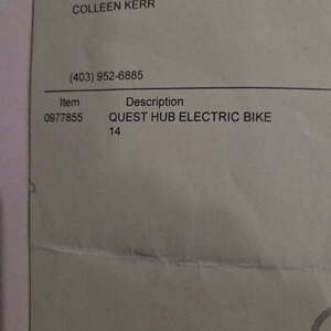 Quest Hub Electric 14 White and Black