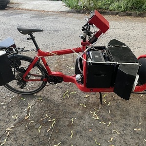 2018 Larry Vs Harry Bullitt cargo bike Red