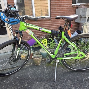 2010 Specialized Hardrock Disc Green, Black, and White