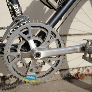 1985 Miyata 1000 Silver or Gray and Yellow or Gold