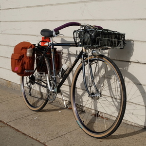 1985 Miyata 1000 Silver or Gray and Yellow or Gold