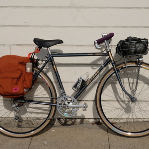 1985 Miyata 1000 Silver or Gray and Yellow or Gold