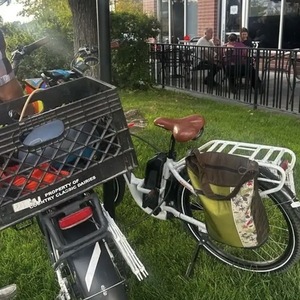 2019 Rad Power Bikes city White and Orange