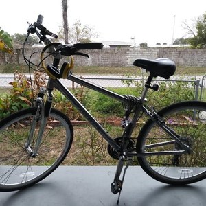 2018 Schwinn Mens tall bike Silver or Gray