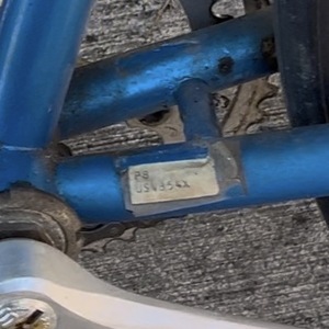 1970 Peugeot Carbolite steel frame Blue