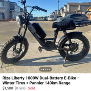 2022 Rize Liberty Black, Silver, gray or bare metal, and Red