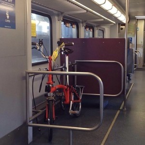 2016 Brompton Bicycle Orange