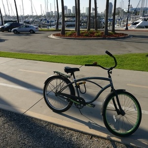 Dynacraft Beach Cruiser Black and Green