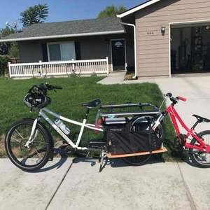 Xtracycle edgerunner cargo bike (rear storage) White