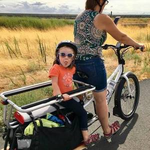 Xtracycle edgerunner cargo bike (rear storage) White
