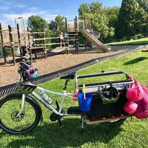 Xtracycle edgerunner cargo bike (rear storage) White