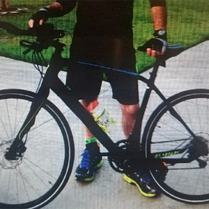 Specialized Black, Blue, and Green
