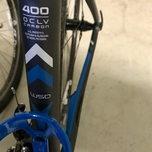 2017 Trek Silque S Silver or Gray, Blue, and White