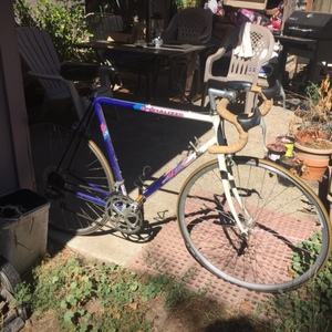 Specialized Allez White, Blue, and Pink
