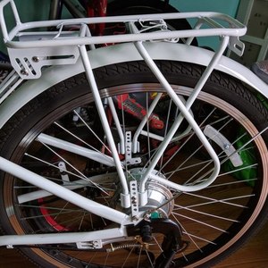 2017 Nakto City Electric Bicycle 26" Camel White