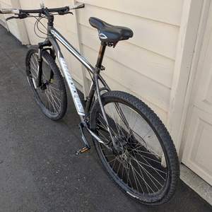 Specialized Hardrock Silver or Gray and White