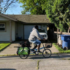 2015 Bike Friday HaulaDay cargo bike (rear storage) Blue