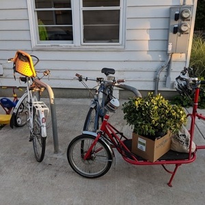 CETMA Cargo Margo cargo bike (front storage) Red