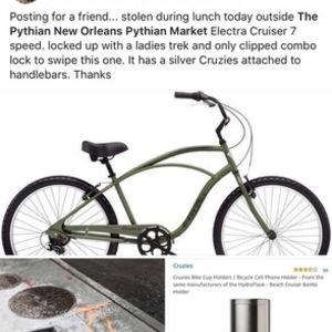 2018 Electra Mens Green