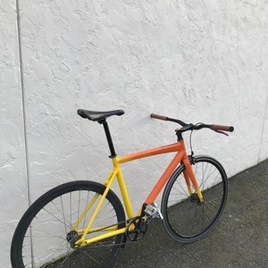 Trek Custom Fixed Gear Yellow or Gold and Orange