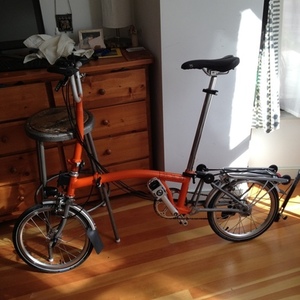 2013 Brompton Bicycle H6R-X Orange