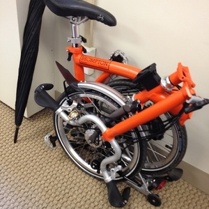 2013 Brompton Bicycle H6R-X Orange