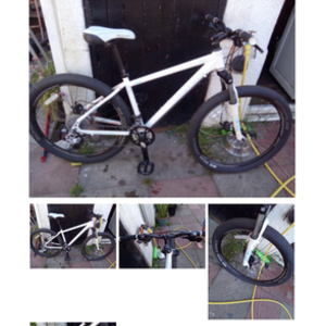 Carrera bicycles Vulcan White