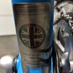 Brompton Bicycle M6L Blue