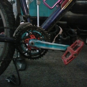 1998 GT Bicycles pantera Blue, Red, and Stickers tape or other cover-up