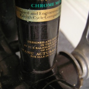 1985 Raleigh Super Course Black