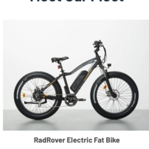 2015 Rad power bikes Radrover Black and Orange