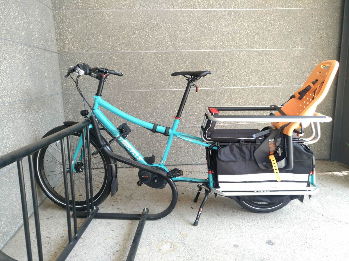 2017 Xtracycle Edgerunner 10E cargo bike (rear storage)
